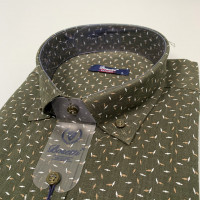 Рубашка мужская с коротким рукавом S-XXL, Хакі, XXL