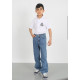 Джинсы багги Willmen широкие для мальчика 9-17 лет скейтеры , Синий 176