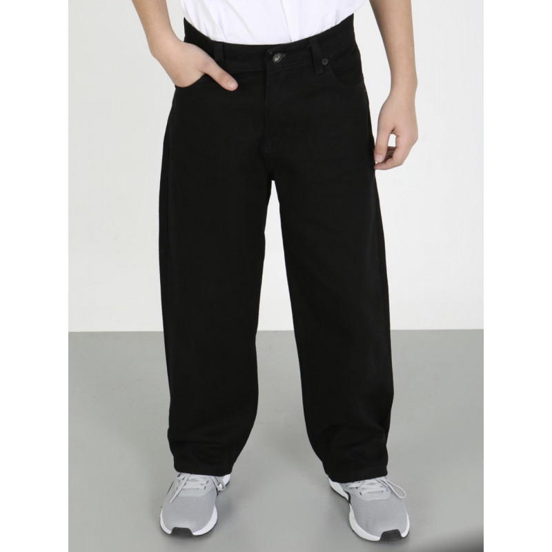 Джинсы багги Willmen широкие для мальчика 9-17 лет скейтеры , Черный 140