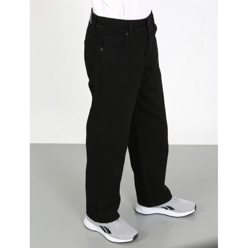 Джинсы багги Willmen широкие для мальчика 9-17 лет скейтеры , Черный 140