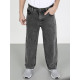 Джинсы багги Willmen широкие для мальчика 9-17 лет скейтеры , Темно-серый 140