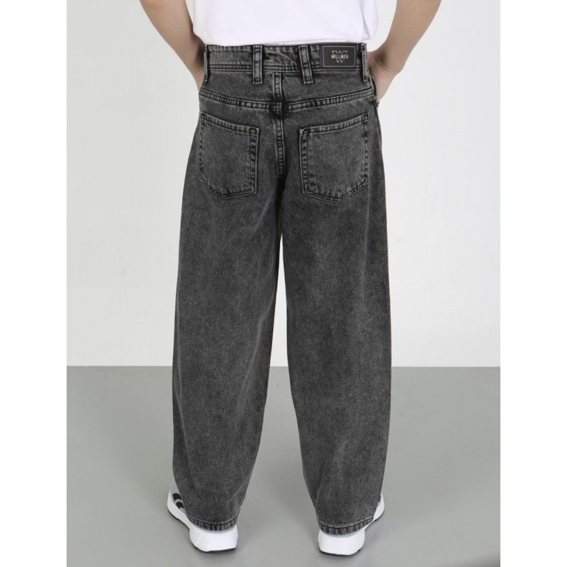 Джинсы багги Willmen широкие для мальчика 9-17 лет скейтеры , Темно-серый 140