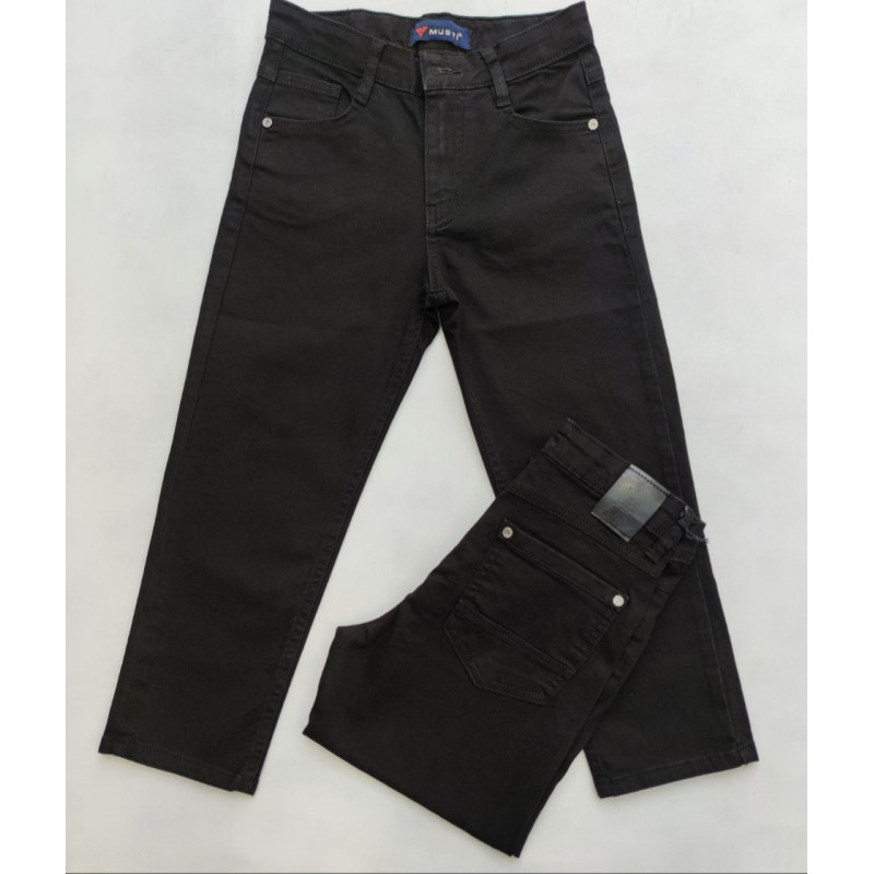 Джинсы Musti для мальчика 7-16 лет , Черный 122