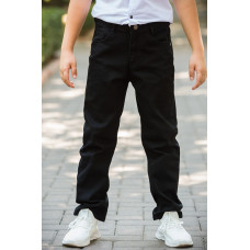 Джинсы Musti для мальчика 7-16 лет , Черный 122