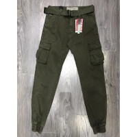 Джогеры джинсы  карго Iteno мужские  , 33,  Хаки