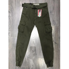 Джогеры джинсы  карго Iteno мужские  , 33,  Хаки