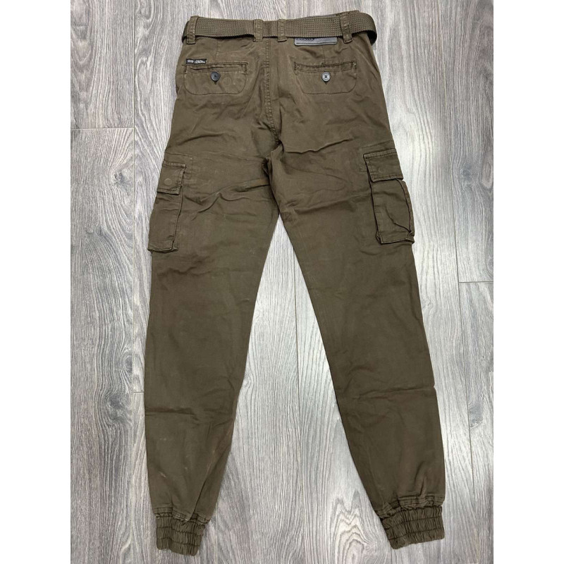 Джогеры джинсы  карго Iteno мужские , 36  Коричневый