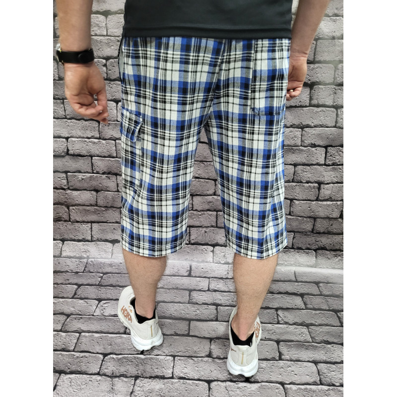 Бриджи шорты мужские Ao Long  Xl-5XL  , Голубой, XL