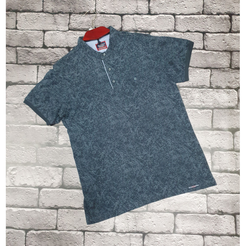 Футболка Red-Down с воротником стойка мужская  , XXXL,  Белый