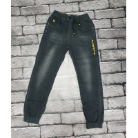 Джогеры джинс для мальчика SEAGUL  5-11 лет , 140, Графит