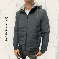 Куртка мужская BIHOR весенняя, Графит, 4XL