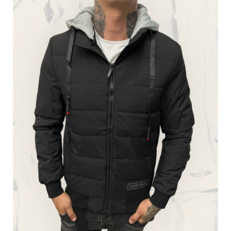 Куртка мужская BIHOR весенняя, Графит, 4XL