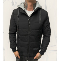 Куртка мужская BIHOR весенняя, Черный, M