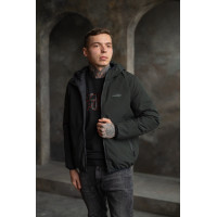 Куртка мужская Bihor двухсторонняя M-5XL , Темно-зеленый,  4XL