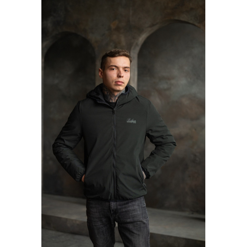 Куртка мужская Bihor двухсторонняя M-5XL , Темно-зеленый,  XXL