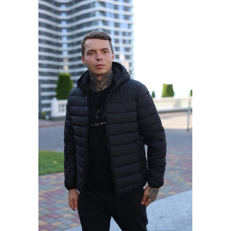 Куртка мужская Bihor двухсторонняя M-5XL , Черный,  4XL