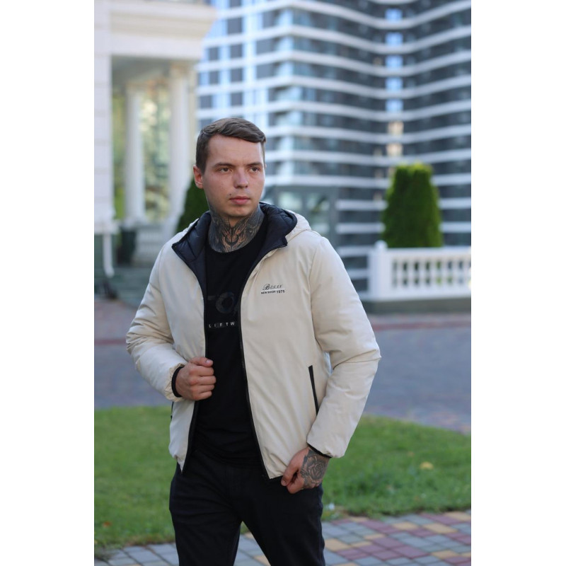 Куртка мужская Bihor двухсторонняя M-5XL , Бежевый,  XL