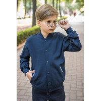 Бомбер Blueland для мальчика 5-9 лет , 116,  Темно-синий