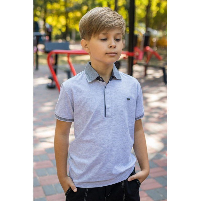 Футболка Blueland поло для мальчика 8-16 лет , Синий,  170