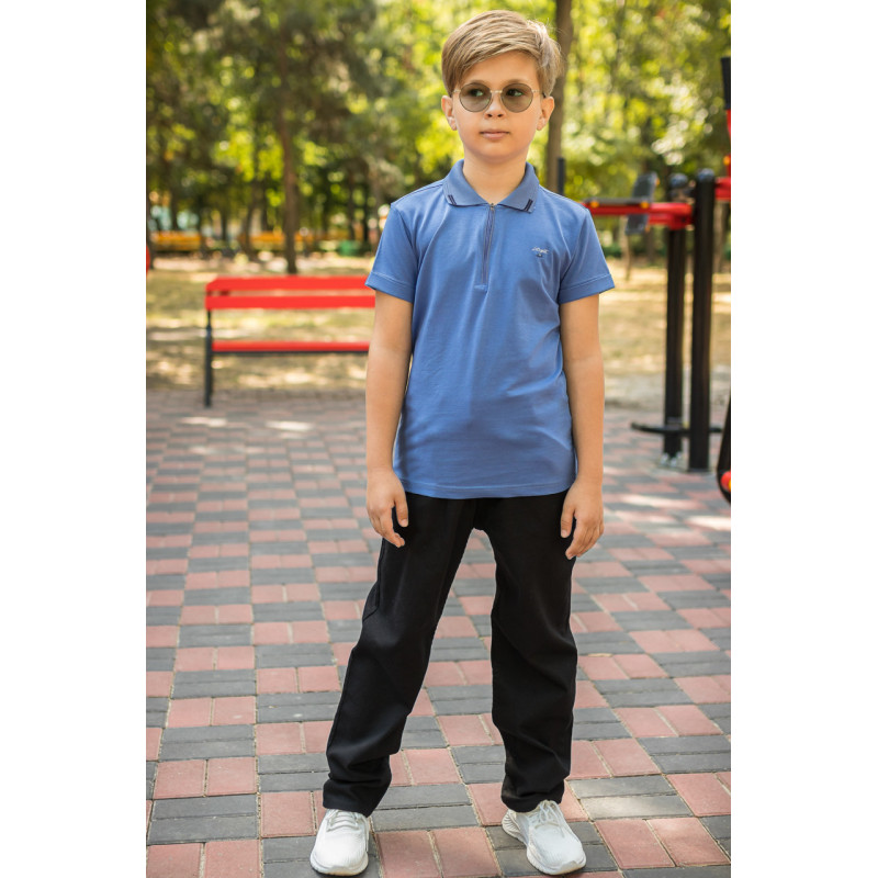 Футболка Blueland поло для мальчика 8-16 лет , Серый,  170