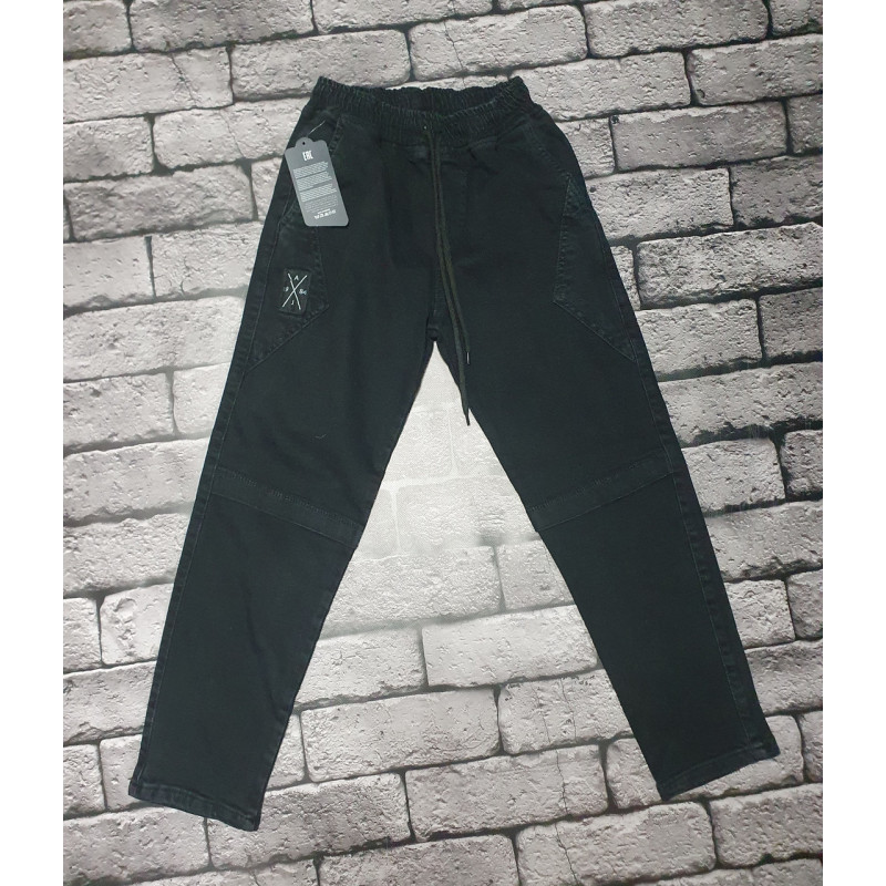 Джинсы мом Altun для мальчика 6--16 лет  , Графит 116