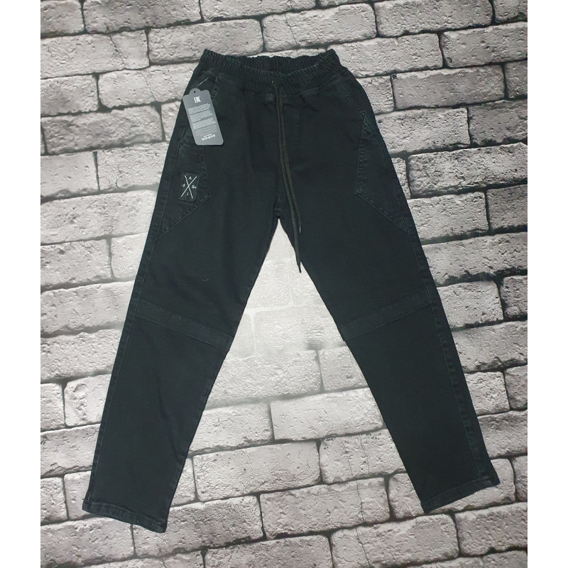 Джинсы мом Altun для мальчика 6--16 лет  , Графит 116