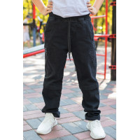 Джинсы мом Altun для мальчика 6--16 лет  , Графит 128