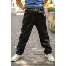 Джинсы Altun мом для мальчика 10-16 лет , Черный 146