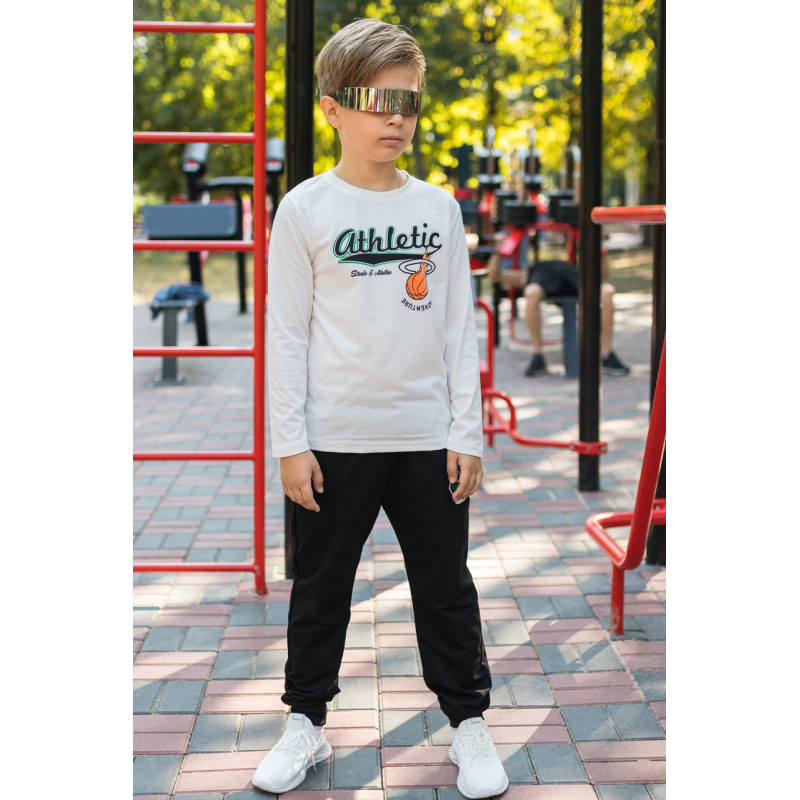 Костюм спортивный Happy House для мальчика 4-12 лет , Черный 104