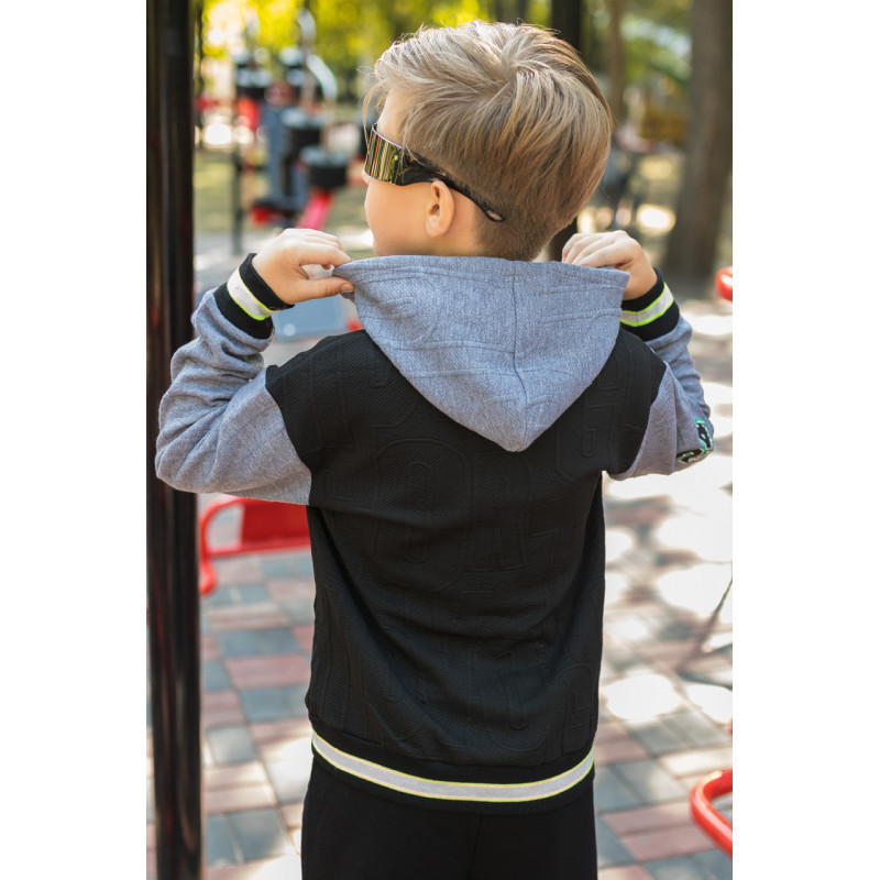 Костюм спортивный Happy House для мальчика 4-12 лет , Черный 104