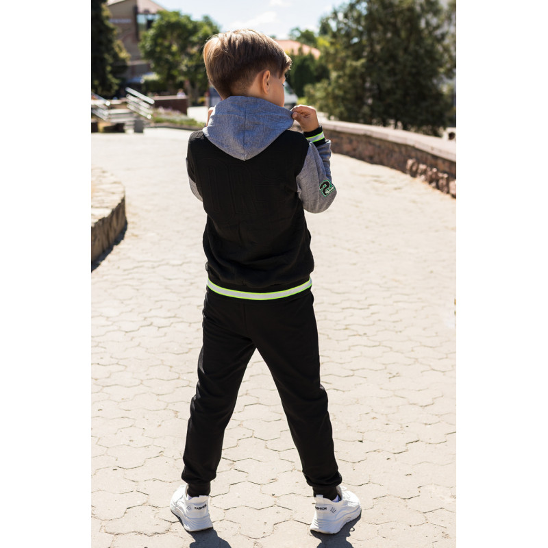 Костюм спортивный Happy House для мальчика 4-12 лет , Черный 104