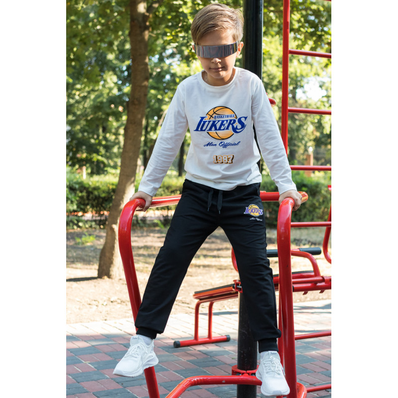 Костюм спортивный Happy House для мальчика 8-16 лет , Черный 128