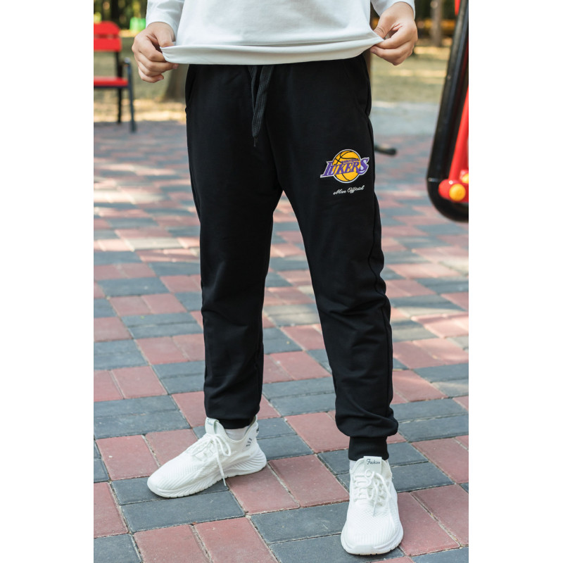 Костюм спортивный Happy House для мальчика 8-16 лет , Черный 152