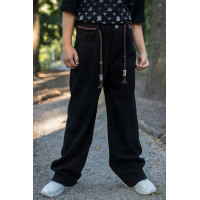 Джинсы Alder багги широкие для мальчика 10-14 лет скейтеры , Черный 158