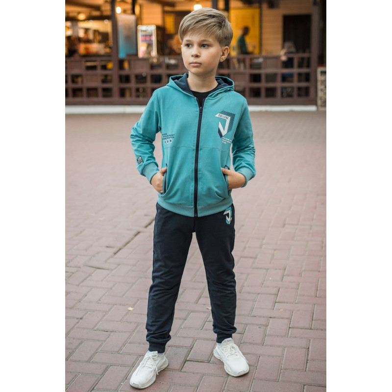 Костюм спортивный F&D для подростка 4-12 лет , Зеленый 104