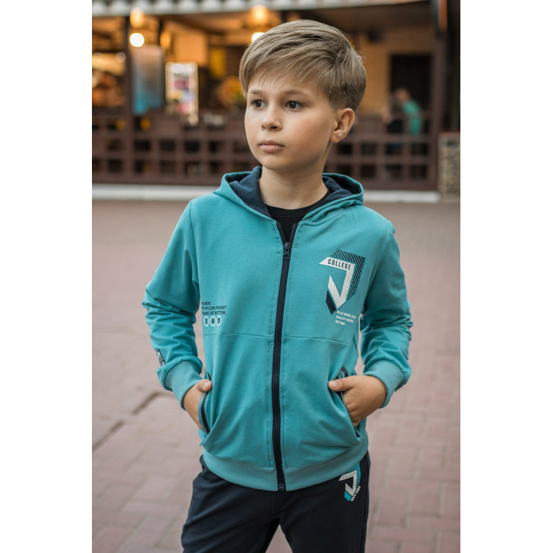 Костюм спортивный F&D для подростка 4-12 лет , Бирюзовый 152