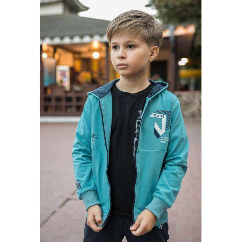 Костюм спортивный F&D для подростка 4-12 лет , Бирюзовый 152