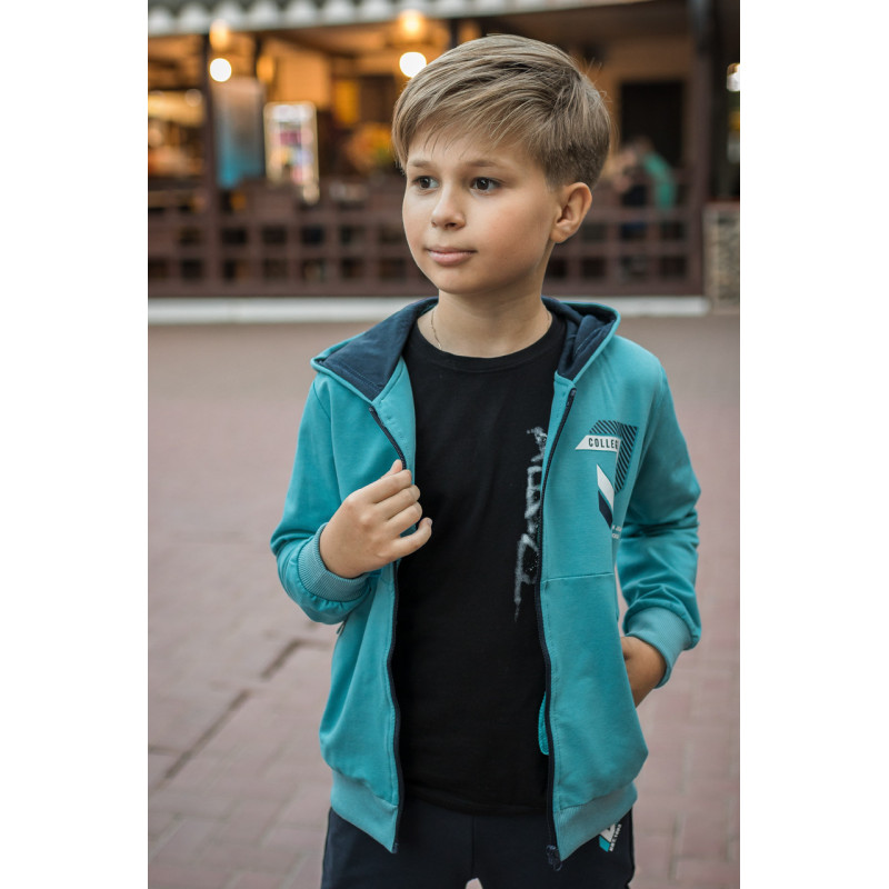 Костюм спортивный F&D для подростка 4-12 лет , Бирюзовый 152