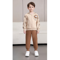 Костюм спортивный F&D для мальчика 3-8 лет , 104-110, Цвет Мокко