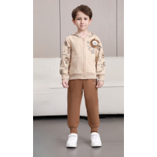 Костюм спортивный F&D для мальчика 3-8 лет , 104-110, Цвет Мокко