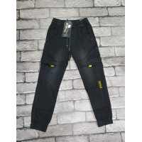 Джинси карго SEAGUL для хлопчика 6-11 років , 128, Чорний