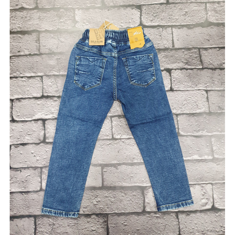 Джинси Dola Elvin для хлопчика 3-7 років , 116, Блакитний