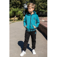 Костюм спортивный F&D для подростка 7-15 лет , Бирюзовый 128