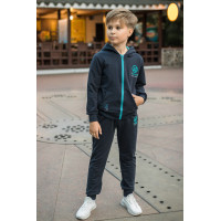 Костюм спортивный F&D для подростка 7-15 лет , Темно-синий 152