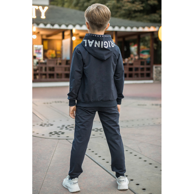 Костюм спортивный F&D для подростка 7-15 лет , Темно-синий 152