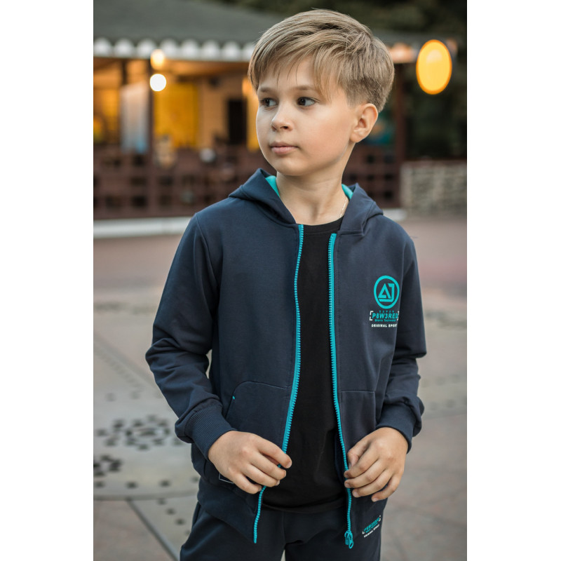 Костюм спортивный F&D для подростка 7-15 лет , Темно-синий 152