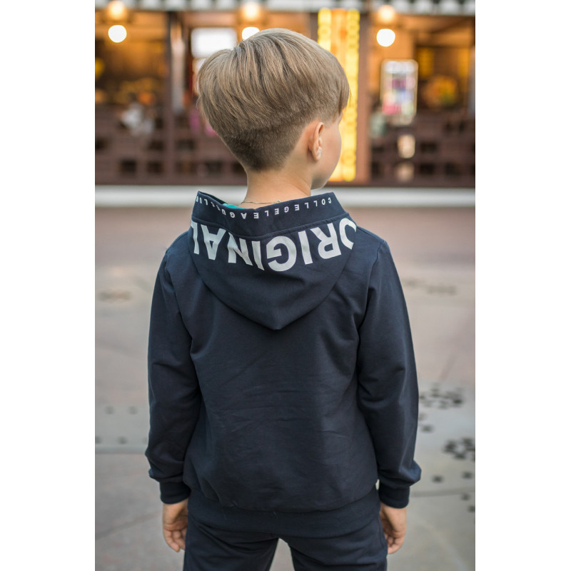 Костюм спортивный F&D для подростка 7-15 лет , Темно-синий 152