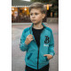 Костюм спортивный F&D для мальчика 7-15 лет стойка , Бирюзовый 164