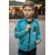 Костюм спортивный F&D для мальчика 7-15 лет стойка , Бирюзовый 164