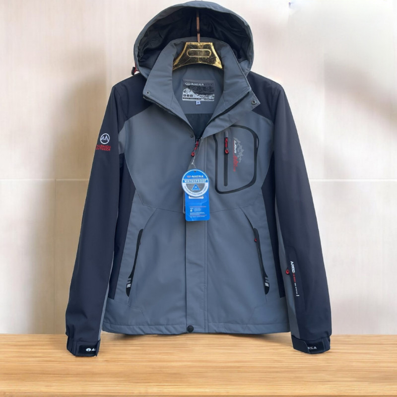 Куртка термо Audsa демисезонная мужская  M-3XL , Оливковый,  L